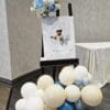 Baptism Balloon Decor Package – Blue & White Theme (for Boys) - Image 3